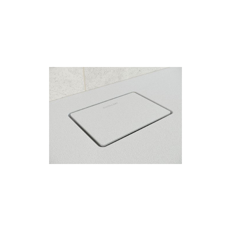 Excellent Lavano brodzik kwadratowy 90x90 cm kompozytowy  biały