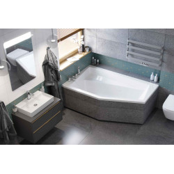 Excellent Keria Q bateria umywalkowa stojąca   chrom