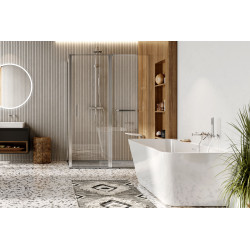 Lila 2.0 wanna prostokątna 170x75 cm przyścienna, biały połysk