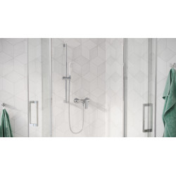 Vit zestaw prysznicowy z drążkiem, chrom