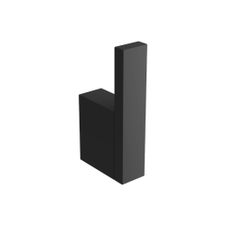 Riko haczyk pojedynczy, czarny mat