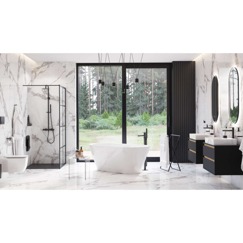 Riko haczyk pojedynczy, czarny mat