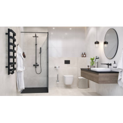 Riko haczyk pojedynczy, czarny mat