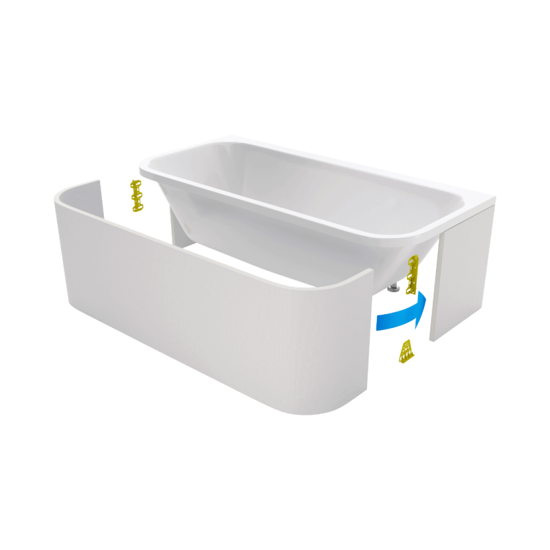 Flex obudowa do zabudowy wanny Arana płytkami