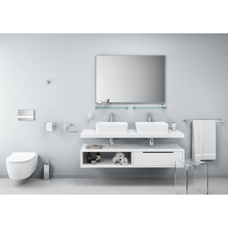 Riko haczyk podwójny, chrom