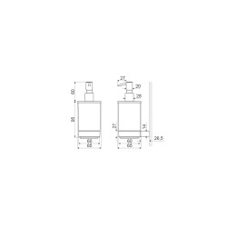 Elegancki Chromowy Dozownik RIKO - Zawieszany, Stylowy i Praktyczny!