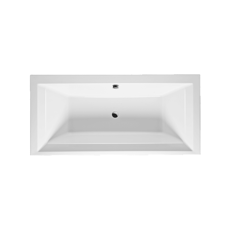 Crown Grand wanna prostokątna 190x90 cm biały połysk