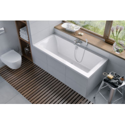 Excellent Pryzmat wanna prostokątna 200x90 cm biały połysk nan