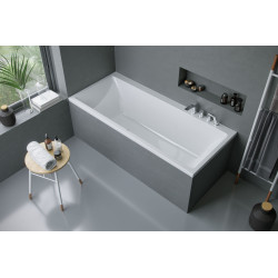 Excellent Pryzmat wanna prostokątna 200x90 cm biały połysk nan