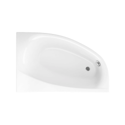 Kameleon wanna narożna 170x110 cm prawa, bialy połysk