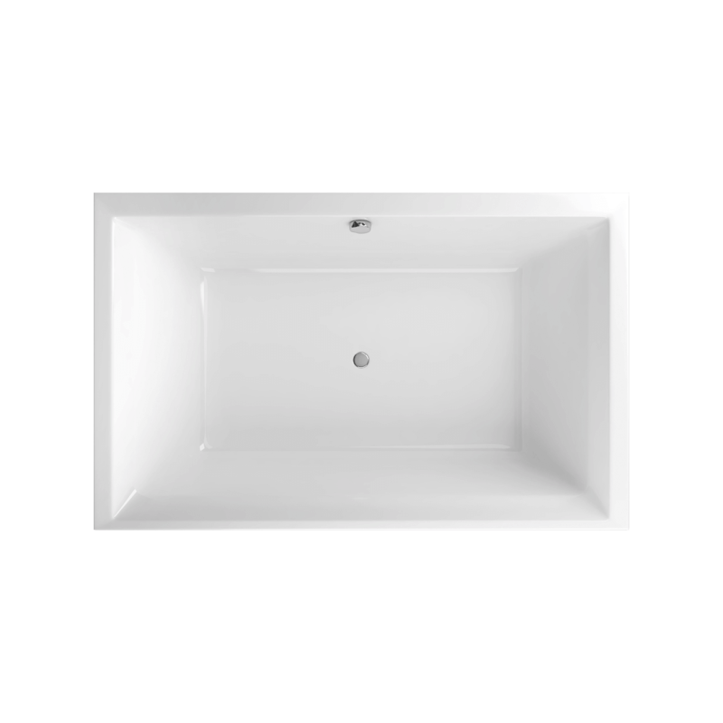 Crown Lux wanna prostokątna 190x120 cm biały połysk