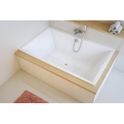 Crown Lux wanna prostokątna 190x120 cm biały połysk