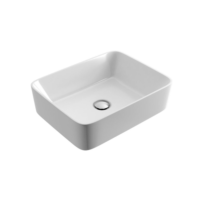 Elegancka Umywalka Nablatowa FORKA 47,5x37,5 cm – Nowoczesność i Styl każdej łazienki!