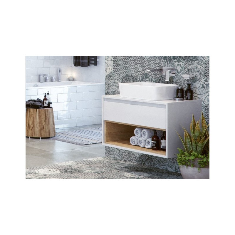 Elegancka Umywalka Nablatowa FORKA 47,5x37,5 cm – Nowoczesność i Styl każdej łazienki!