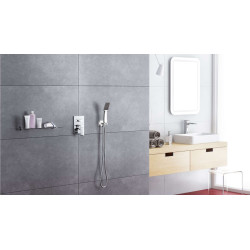 Excellent Square słuchawka prysznicowa  chrom