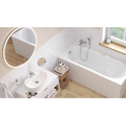 Excellent Point square zestaw prysznicowy punktowy chrom nan