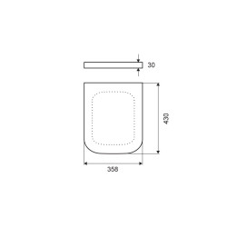 Wolnoopadająca Deska WC NESS Q – Komfort i Styl dla Twojej Łazienki!