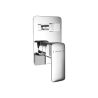 Keria bateria prysznicowo-wannowa podtynkowa 2 funkcyjna, chrom