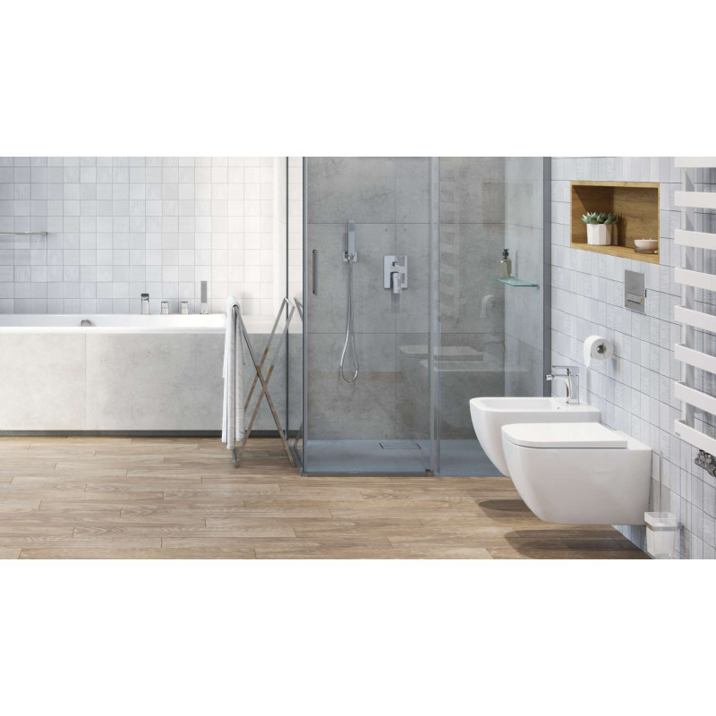 Keria bateria prysznicowo-wannowa podtynkowa 2 funkcyjna, chrom