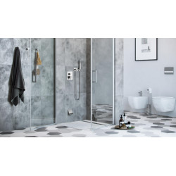 Riko stojak na papier ze szczotką, chrom