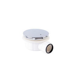 Excellent Zero syfon do brodzika 90 mm z pokrywą  chrom