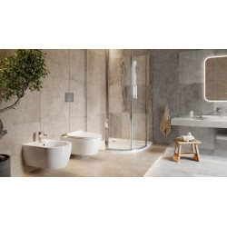 Doto D bidet wiszący, biały połysk