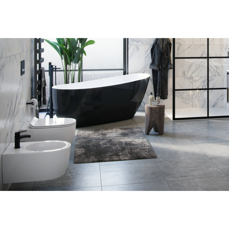 Doto D bidet wiszący, biały połysk