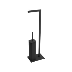 Riko stojak na papier ze szczotką, czarny  mat