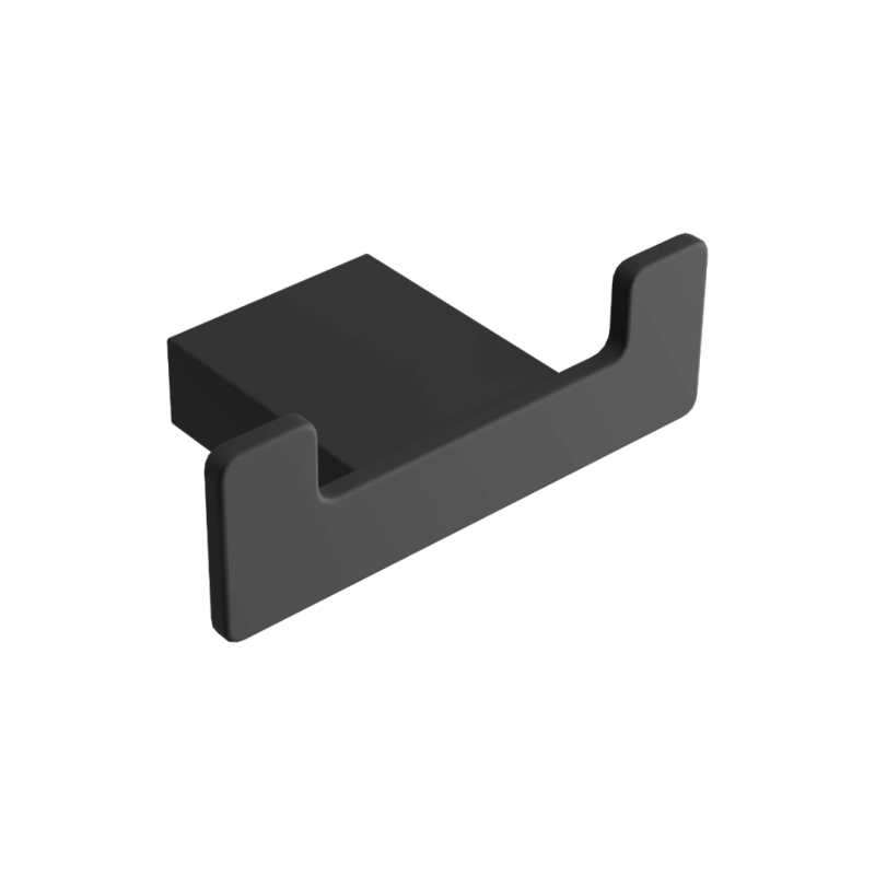 Riko haczyk podwójny, czarny mat