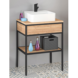 Elegancka Szafka MODUS 50 cm z Blatem - Idealne Uzupełnienie Twojej Łazienki