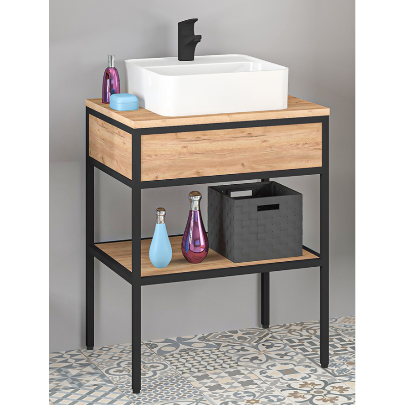 Elegancka Szafka MODUS 50 cm z Blatem - Idealne Uzupełnienie Twojej Łazienki