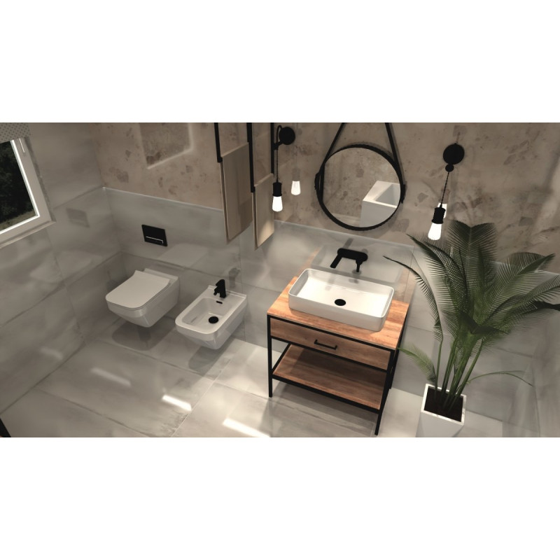 Elegancka Szafka MODUS 50 cm z Blatem - Idealne Uzupełnienie Twojej Łazienki