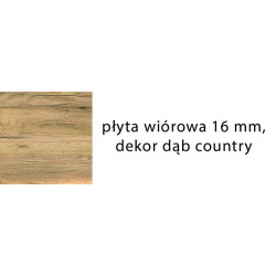 Stylowa szafka łazienkowa MODUS 60 cm z blatem na umywalkę nablatową