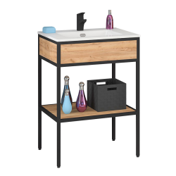 Nowoczesna Szafka Łazienkowa MODUS z Ceramiką 60 cm - Elegancja i Funkcjonalność