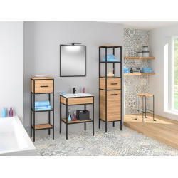 Nowoczesna Szafka Łazienkowa MODUS z Ceramiką 60 cm - Elegancja i Funkcjonalność