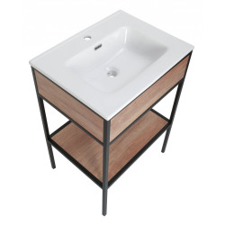 Nowoczesna Szafka Łazienkowa MODUS z Ceramiką 60 cm - Elegancja i Funkcjonalność