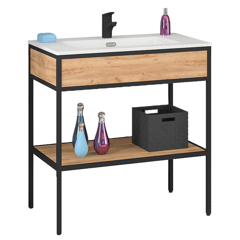 Stylowa Szafka Łazienkowa MODUS 80 cm z Umywalką Ceram.