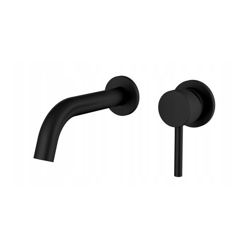 Elegancka Bateria Lungo w Czarnym Macie - Nowoczesny Styl i Dyskretna Elegancja