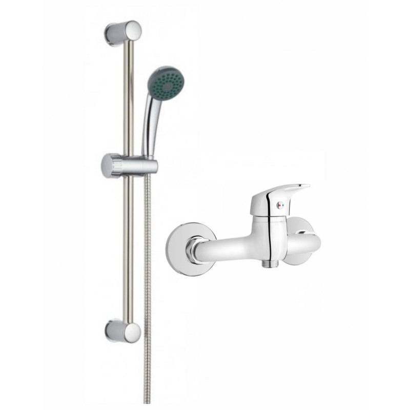 ECO Zestaw Prysznicowy z Baterią Oszczędną - Nowoczesny Design i Komfort