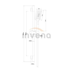 Elegancki Zestaw Natryskowy Midnight Black/Gold – Styl i Luksus w Łazience