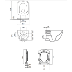 Cersanit VIRGO: Elegancja i Komfort – Miska WC bez rantu z deską Slim wolnoopadającą