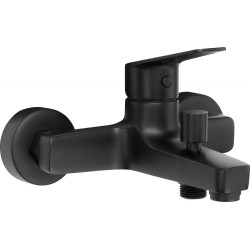 Elegancka Bateria Wannowa Jasmin Nero – Ścienna Czarna BGJ_N10M