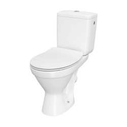 Nowoczesna WC Kompakt Cersania II SimpleON z Deska Slim Wolnoopadającą