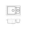 Elegancki Zlewozmywak Granitowy Celia SJC 430T - Styl i Trwałość dla Twojej Kuchni