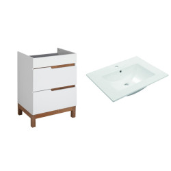 Nowoczesna Szafka Łazienkowa SPEK 60 cm z Praktyczną Umywalką i Szufladami