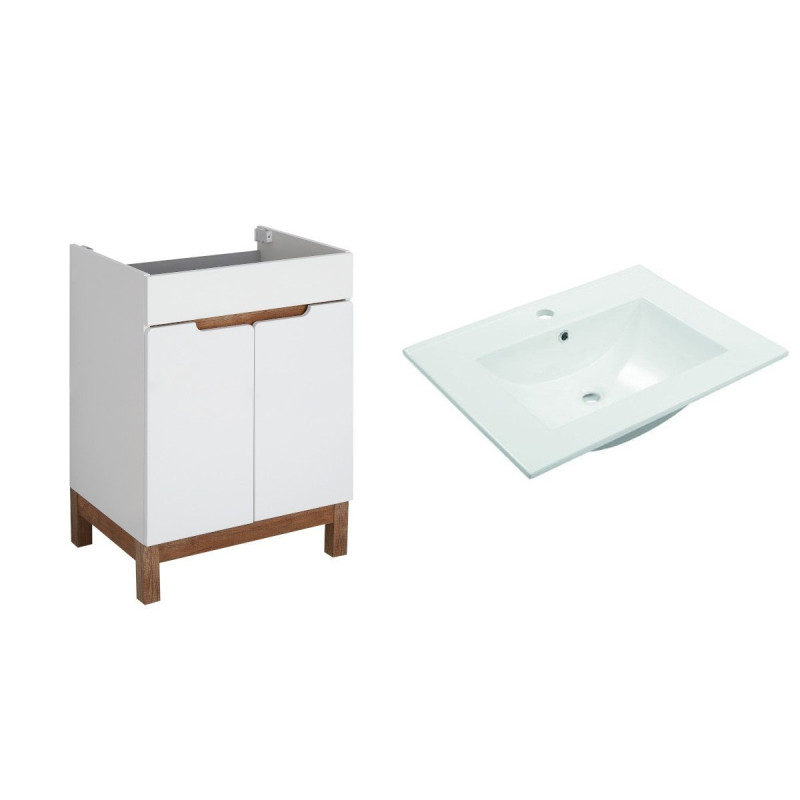 Nowoczesna Szafka Łazienkowa z Umywalką SPEK 60 cm - Elegancja i Funkcjonalność