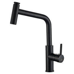 Laveo Toro bateria zlewozmywakowa stojąca czarne