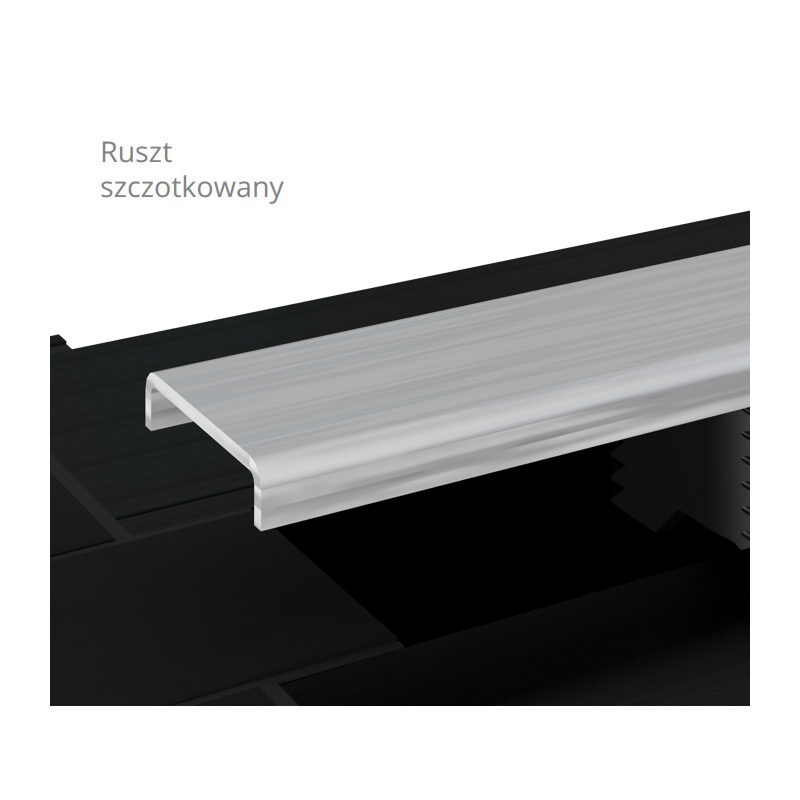 EASY LINE Classic - Elegancki Odpływ Liniowy 700 mm, szczotkowany design