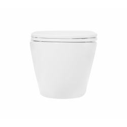 Toaleta Wisząca Carlo Mini Rimless z Wolnoopadającą Deską - Kalkulacja Stylu i Komfortu!