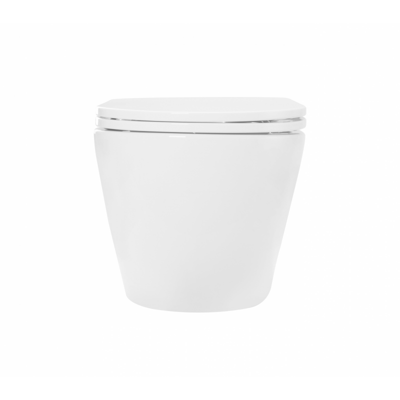 Toaleta Wisząca Carlo Mini Rimless z Wolnoopadającą Deską - Kalkulacja Stylu i Komfortu!